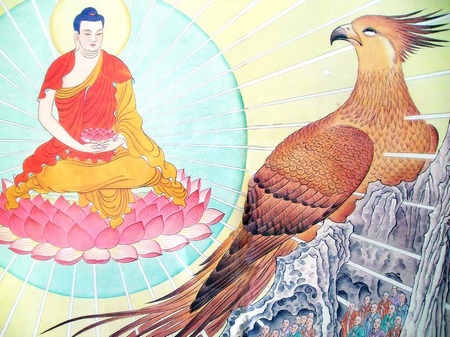 在家修行之断YIN欲,应善巧方便(西方极乐世界图)